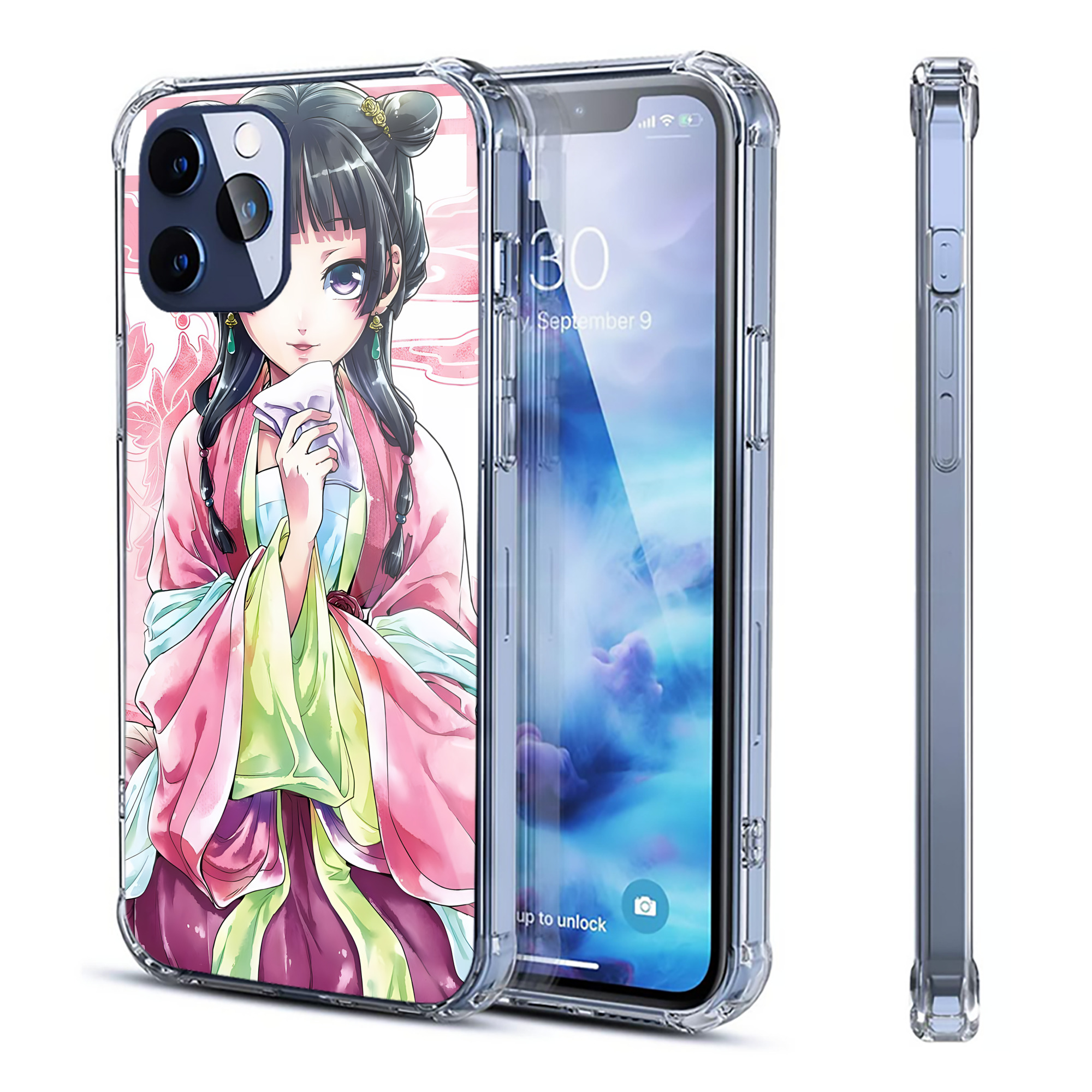 （画像用） 薬屋のひとりごと The Apothecary Diaries 【iPhone 12シリーズ対応】透明スマホケース（クリアソフトケース）